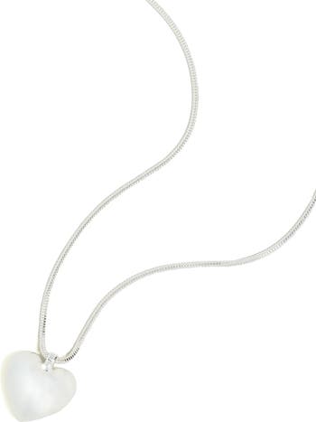 Madewell store heart necklace