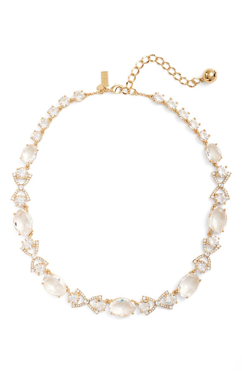 kate spade new york crystal collar necklace | Nordstrom