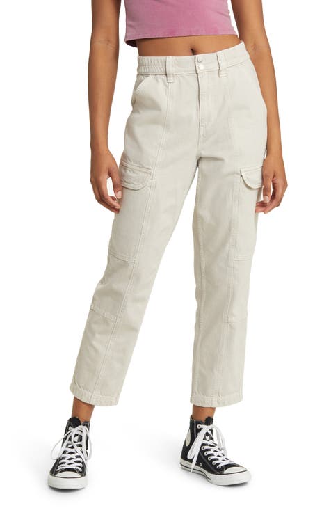 ROXY Hot Shot Womens Pull On Flare Pants - TAUPE