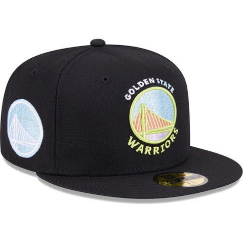 Golden State Warriors New Era 6x NBA Finals Champions Side Patch Collection  59FIFTY Fitted Hat - Black