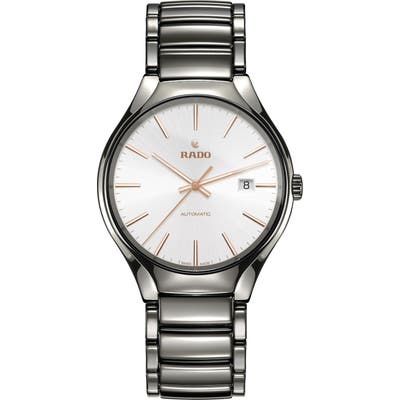 Rado True Automatic Ceramic Bracelet Watch, 40Mm