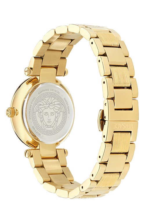 Shop Versace Reve Bracelet Watch, 35mm In Ip Yellow Gold