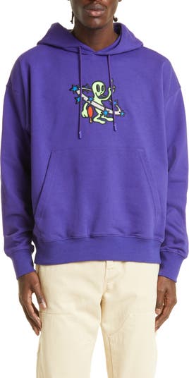 Off white blue 2024 and purple hoodie