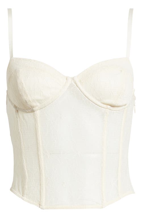 Open Edit Lace Camisole In Ivory Dove