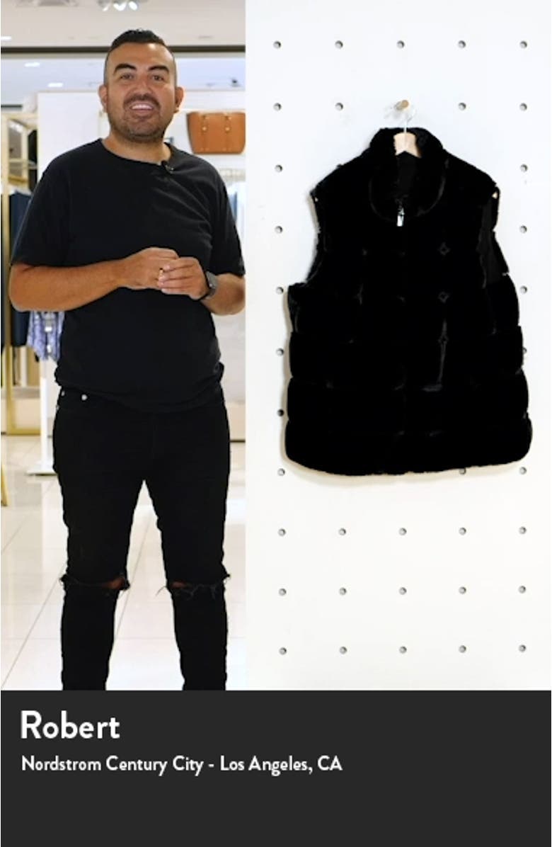 Faux Fur Reversible Vest, sales video thumbnail
