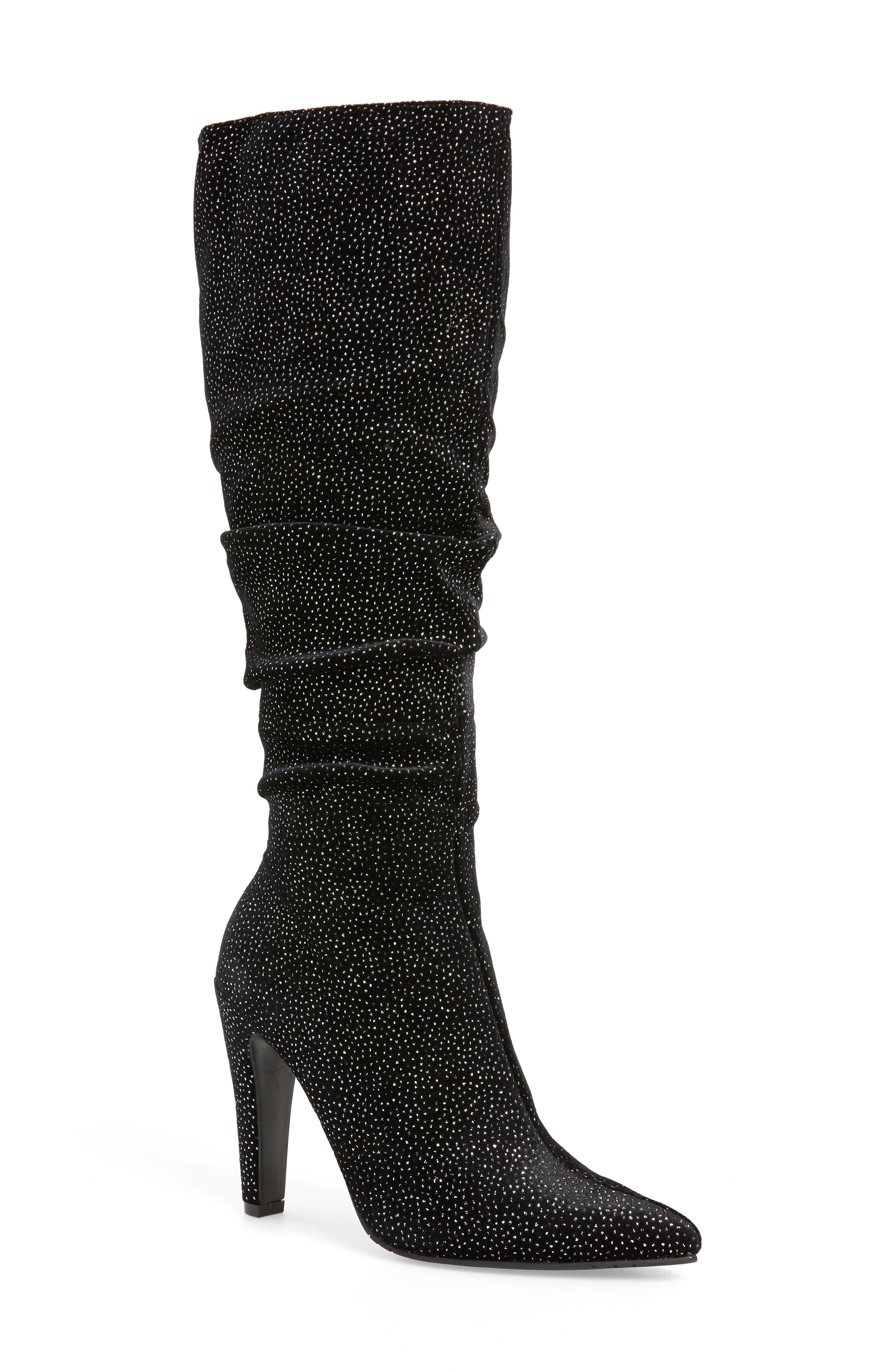 UPC 716142077762 product image for Women's Nina Diandra Knee High Boot, Size 8.5 M - Black | upcitemdb.com