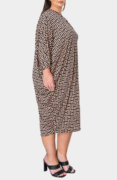 L I V D Persephone One-shoulder Bracelet Sleeve Dress In Black Stone