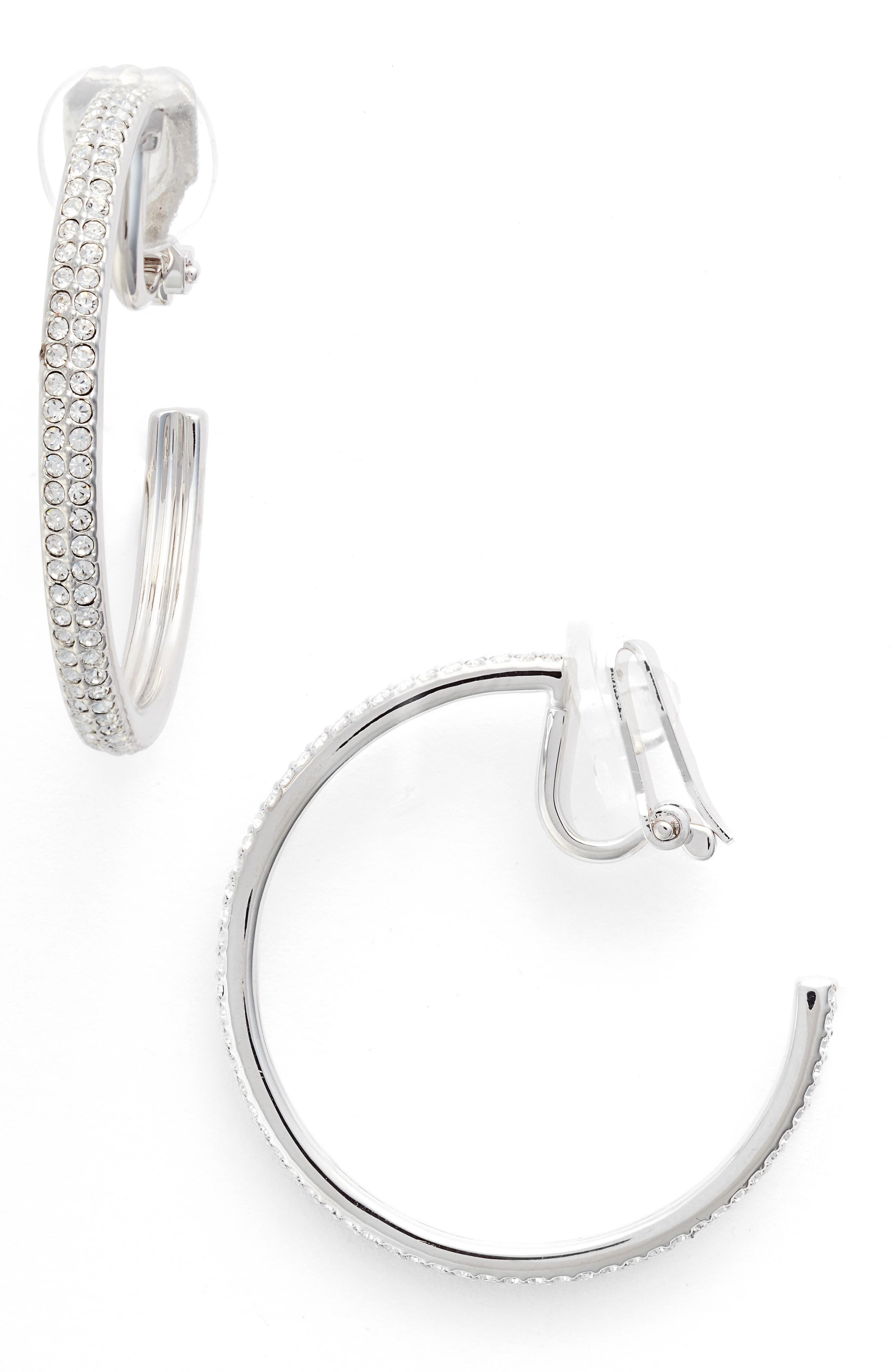 Nadri ClipOn Hoop Earrings Nordstrom