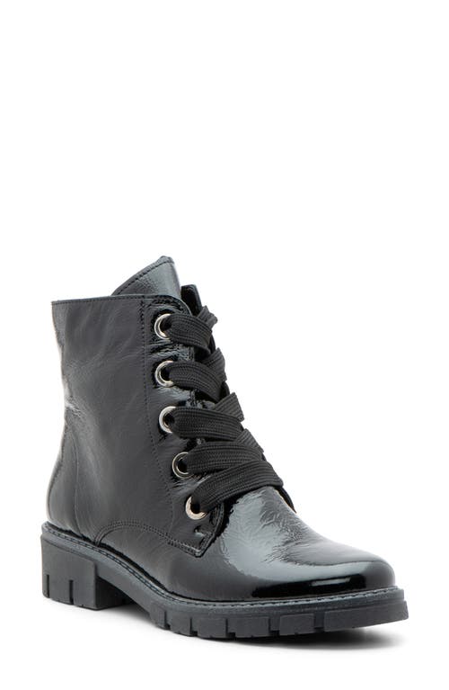 ara Debbie Lace-Up Bootie Black Leather at Nordstrom,