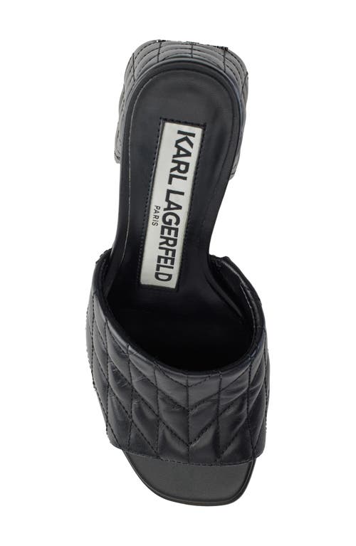 Shop Karl Lagerfeld Paris Sheena Slide Sandal In Black