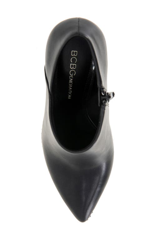 Bcbg Hadix Pointed Toe Bootie In Black