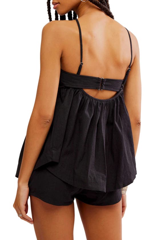 Shop Free People Tabea Babydoll Tank & Shorts In Black
