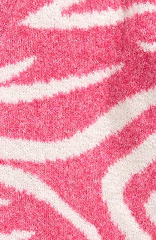 Shop Freshman Kids' Swirl Cardigan In Pink Flare