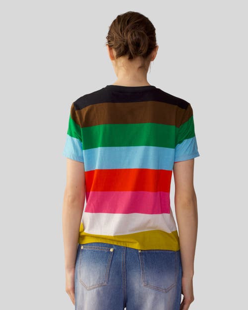 Shop Cynthia Rowley Striped Tee In Multi