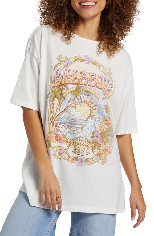 Golden Hour Cotton Graphic T-Shirt in Salt Crystal