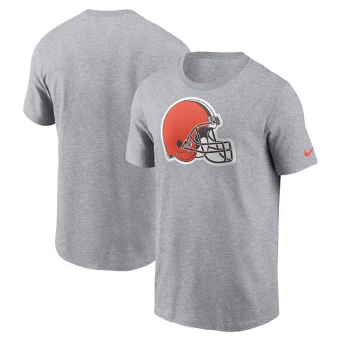 Men's Nike Gray Cleveland Browns Logo Essential T-Shirt Size: Medium