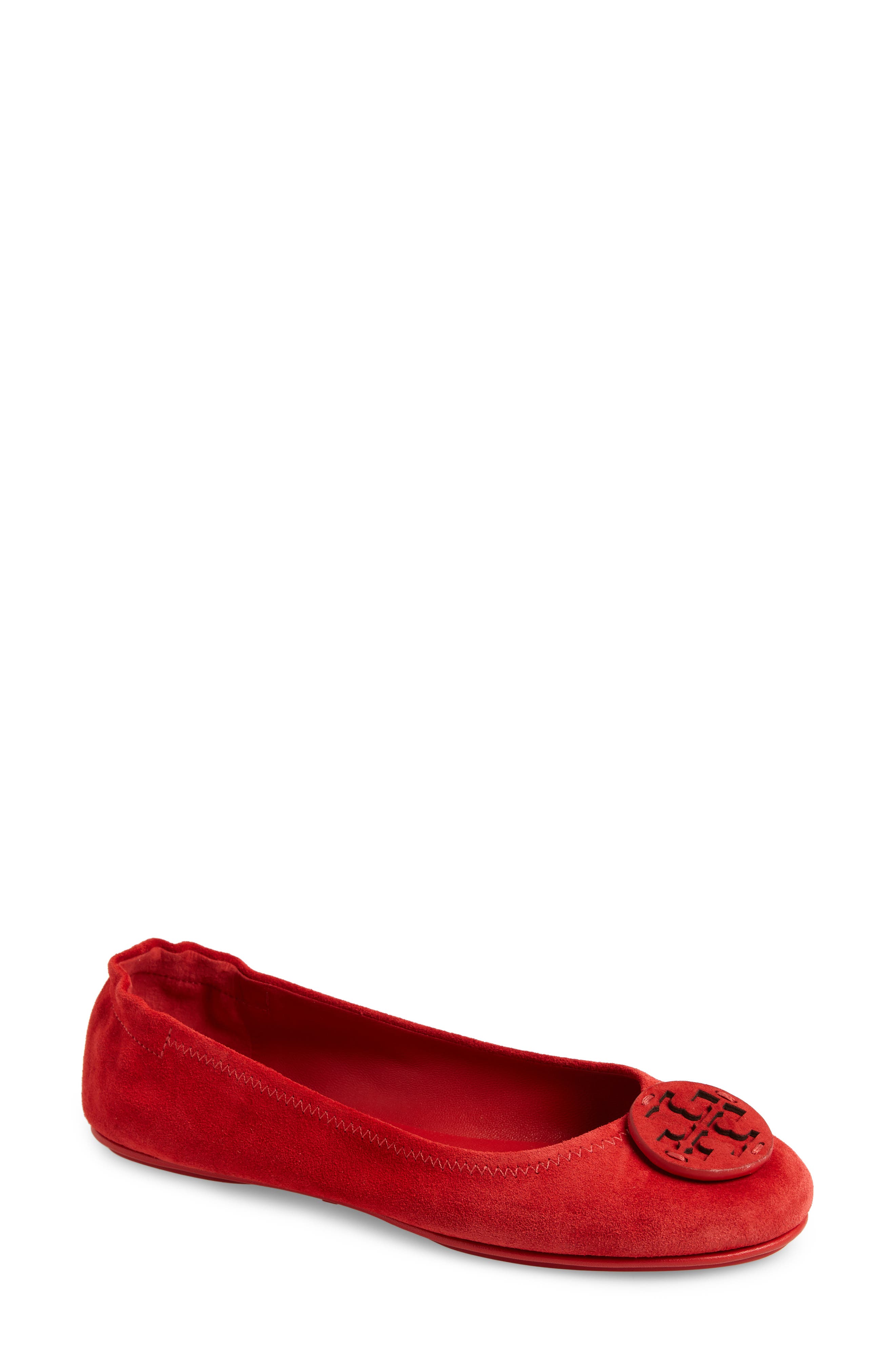 tory burch minnie cap toe ballet flats