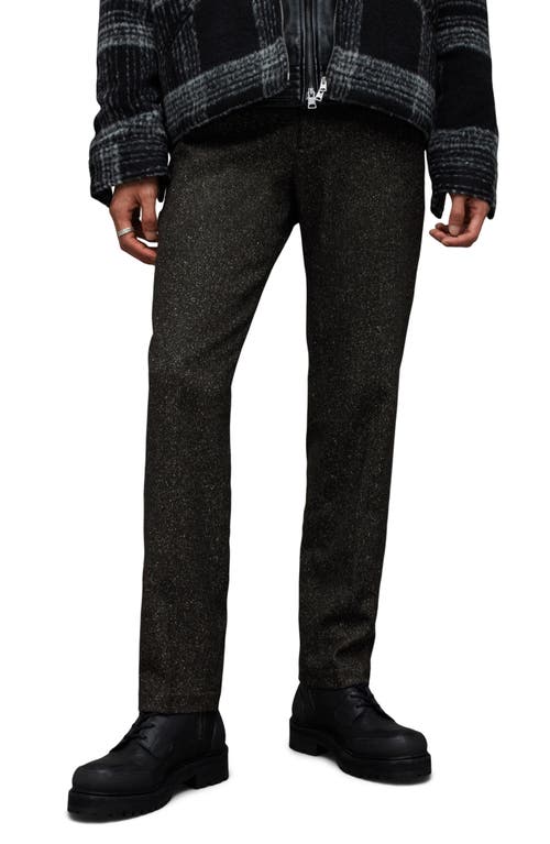 AllSaints Corvus Tapered Leg Pants Black at Nordstrom,