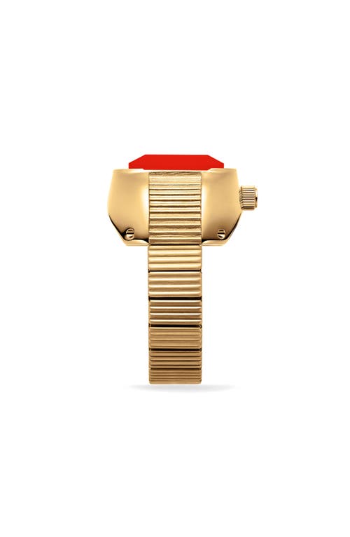 Breda Nocturne Watchring In 18k Goldlated