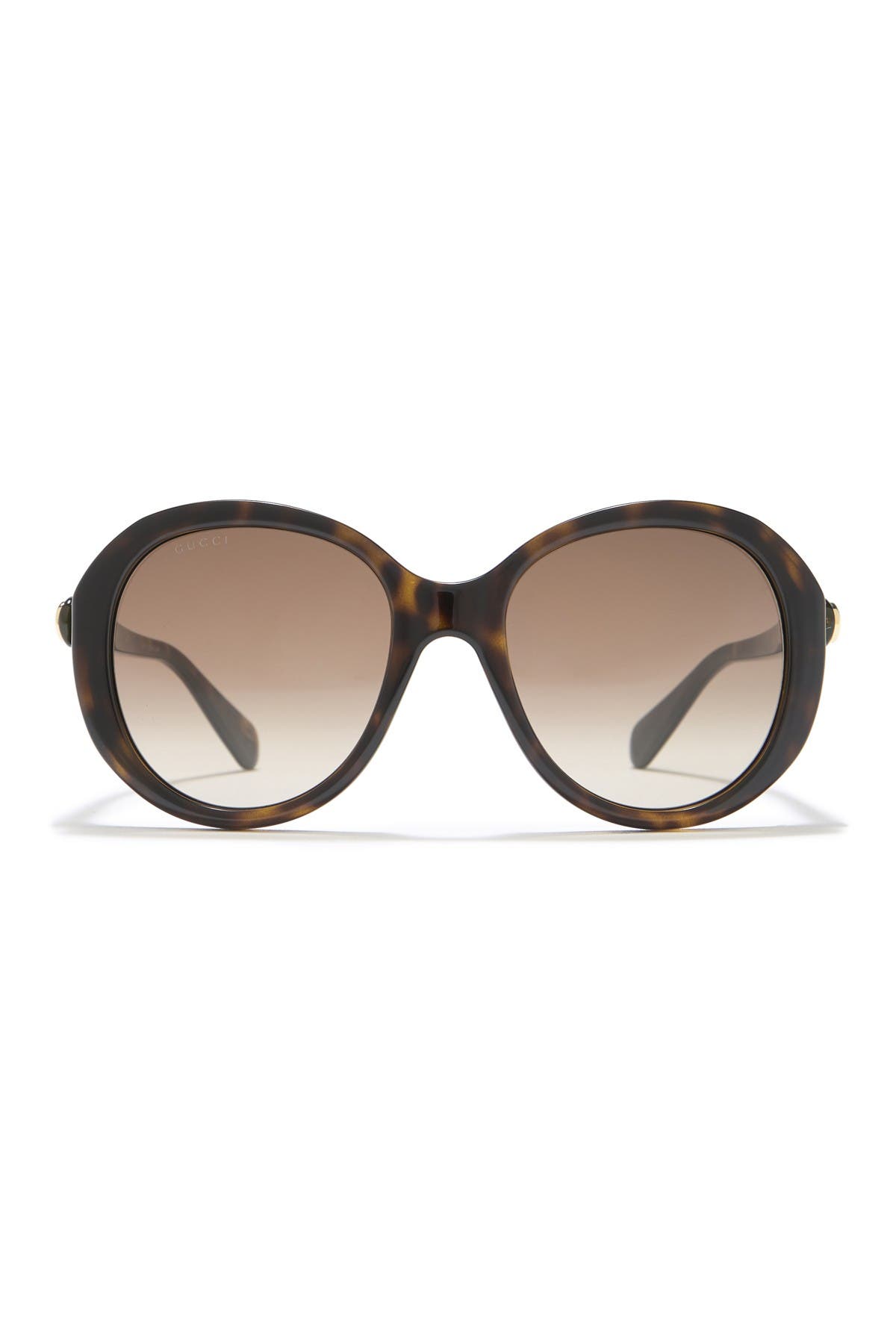 gucci 57mm round sunglasses