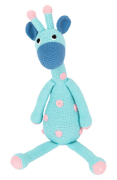 Cuddoll Gus the Giraffe Stuffed Animal in Turquoise at Nordstrom