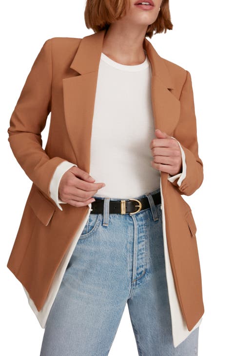 Camel hair outlet blazer nordstrom