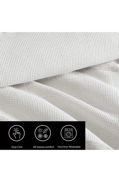 Vera Wang Chenille Waffle Stripe Duvet Set In Moonlight