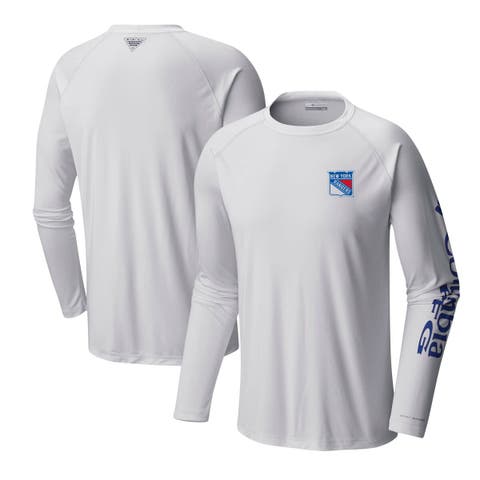 New! Columbia PFG Men's Size Medium White North Carolina Fishing T-shirt 