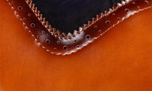 Gino Vitale Wingtip Oxford In Brown/navy