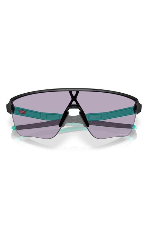 Oakley Corridor 42mm Semirimless Prizm™ Shield Sunglasses In Black Blue