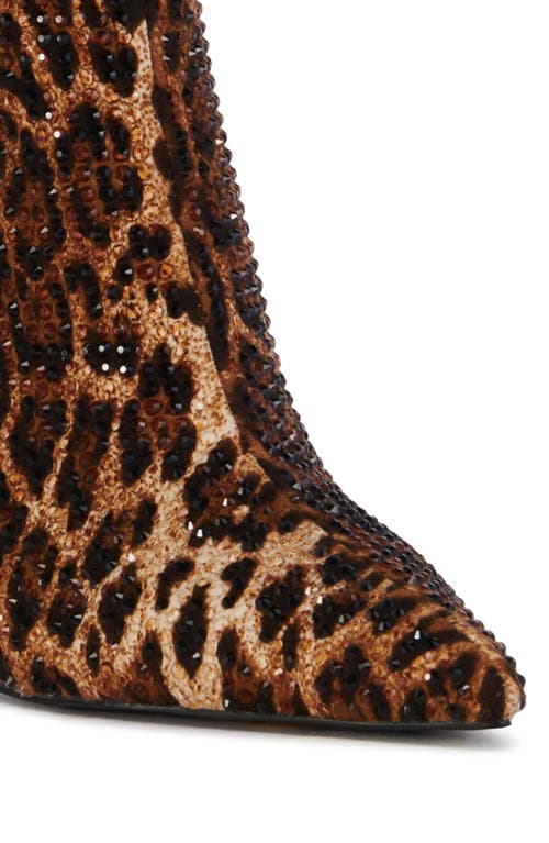 Shop Azalea Wang Chandra Leopard Pattern Bootie In Leopard Multi