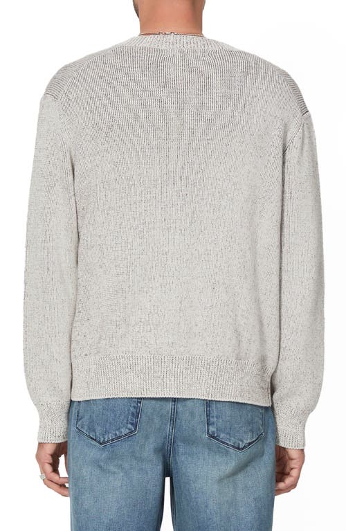 Shop Vayder Mcfeely Oversize Cotton Cardigan In Ivory Smoke