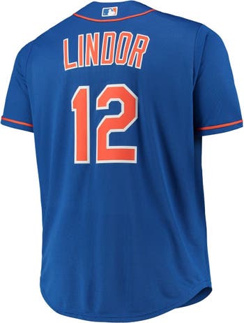 Francisco Lindor New York Mets Big & Tall Name & Number T-Shirt
