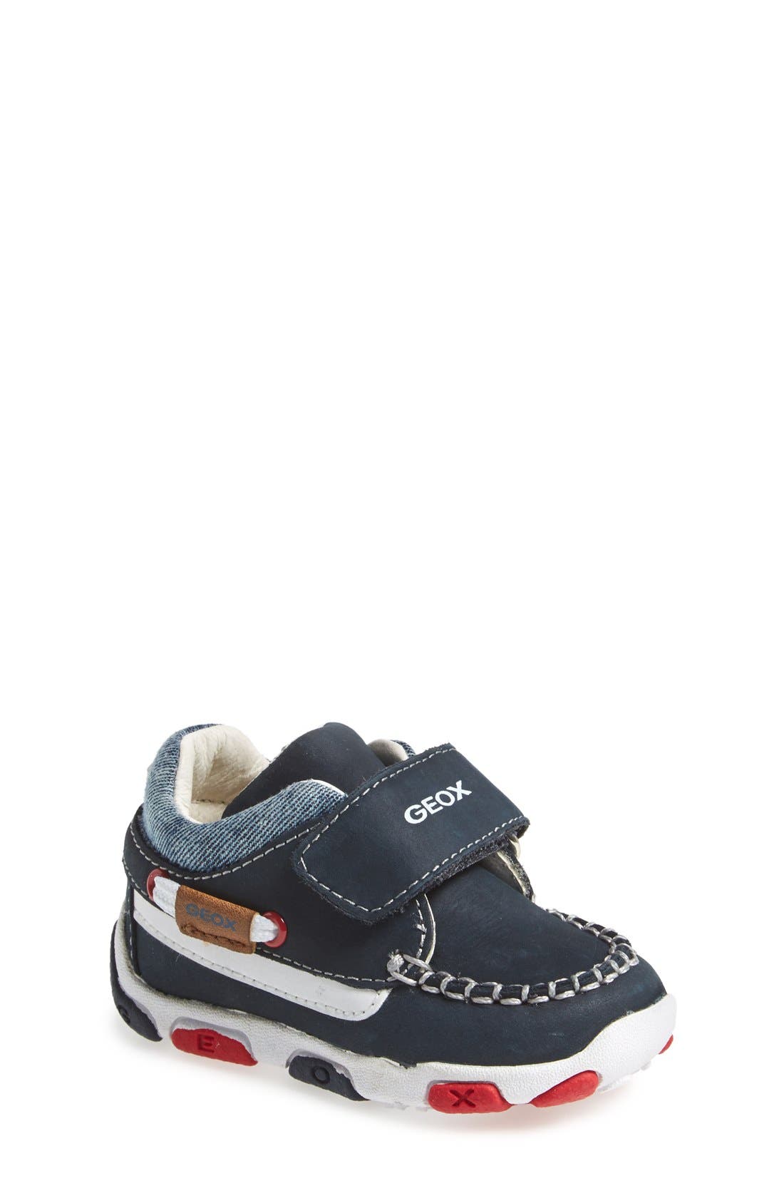 Geox �Baby Balu 37� Suede Sneaker (Baby, Walker &amp; Toddler