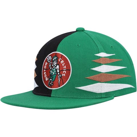 Men's Mitchell & Ness Black/Teal Boston Red Sox Citrus Cooler Snapback Hat