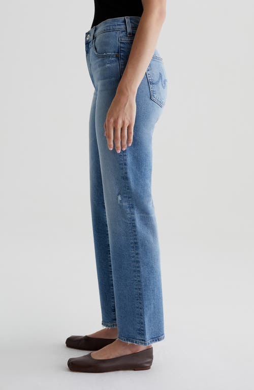 Shop Ag Brinley Mid Rise Classic Straight Leg Jeans In 18 Years Oslo