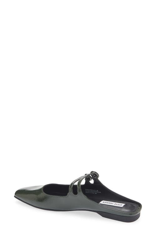 Shop Steve Madden Remee Mary Jane Mule In Green Patent