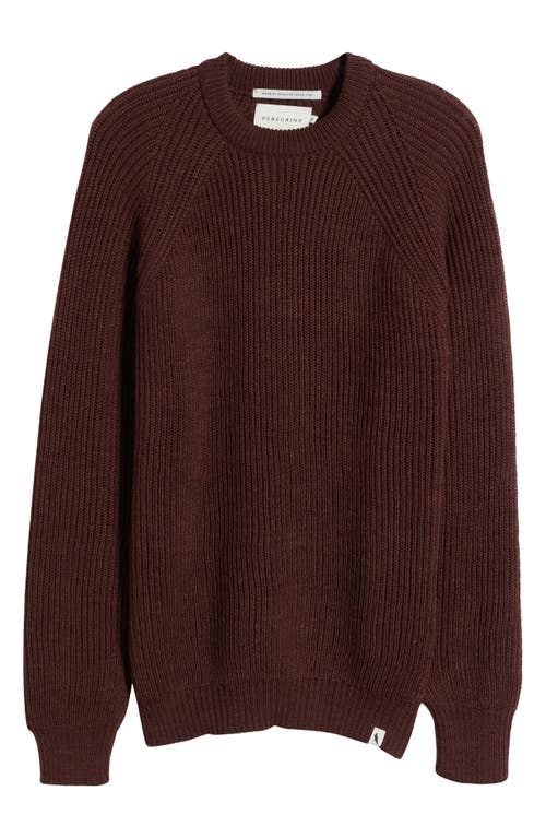 Shop Peregrine Ford Wool Fisherman Sweater In Shiraz