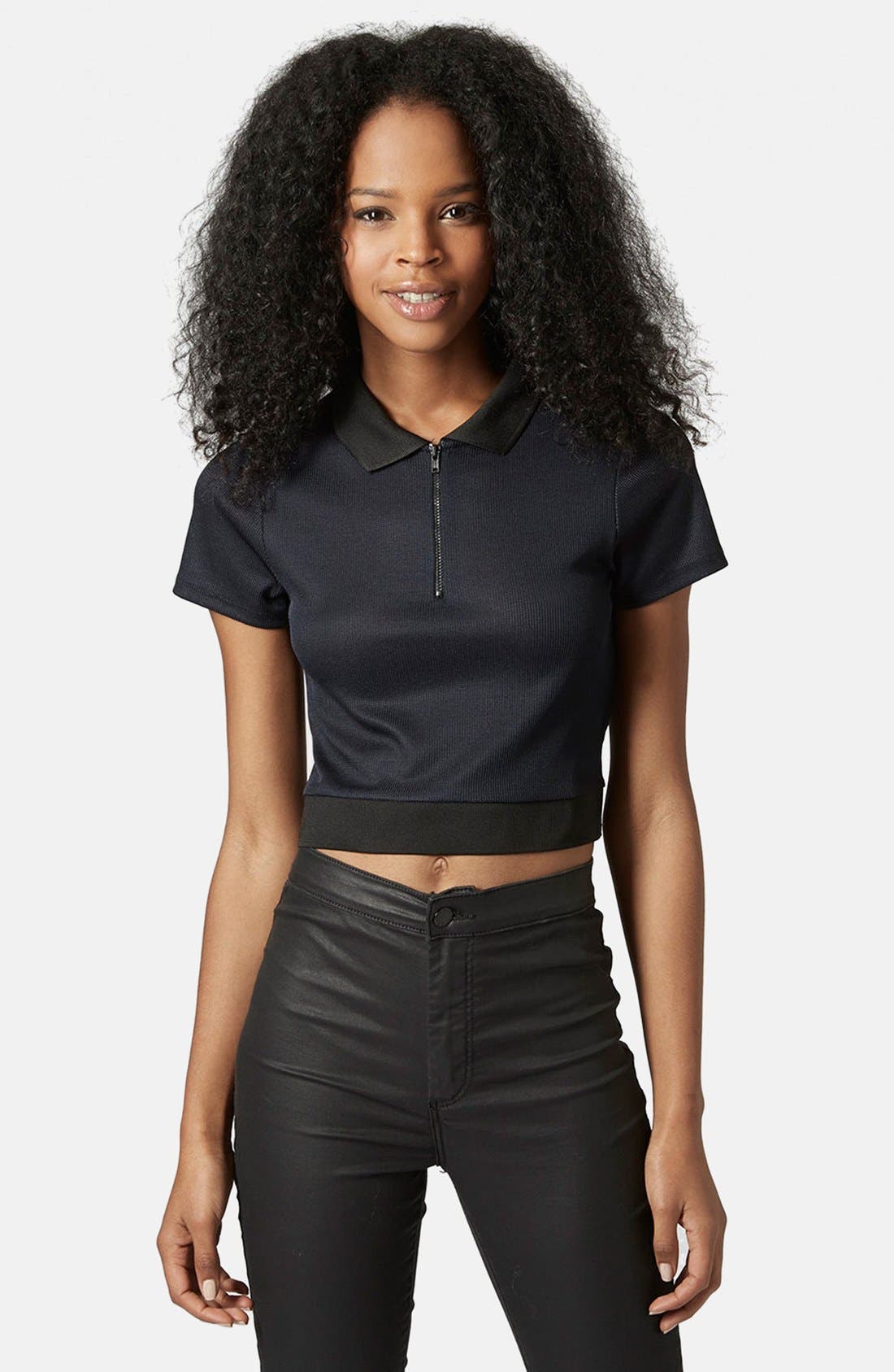 Crop Polo Shirt Nordstrom