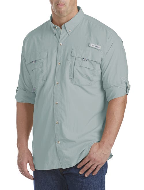 Shop Columbia Pfg Bahama Ii Long-sleeve Sport Shirt In Crushed Blue