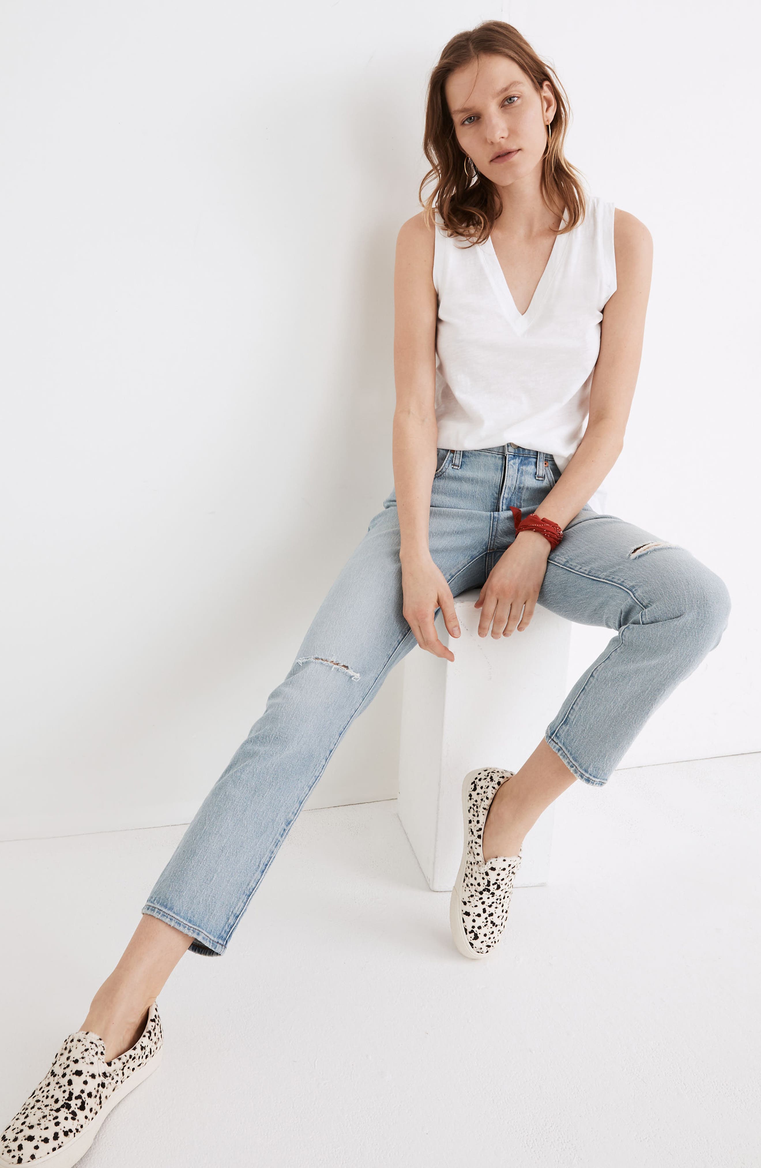 white tops for jeans