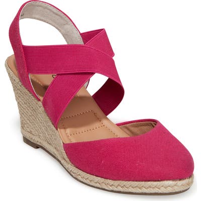 Me Too Brinley Espadrille Wedge- Pink