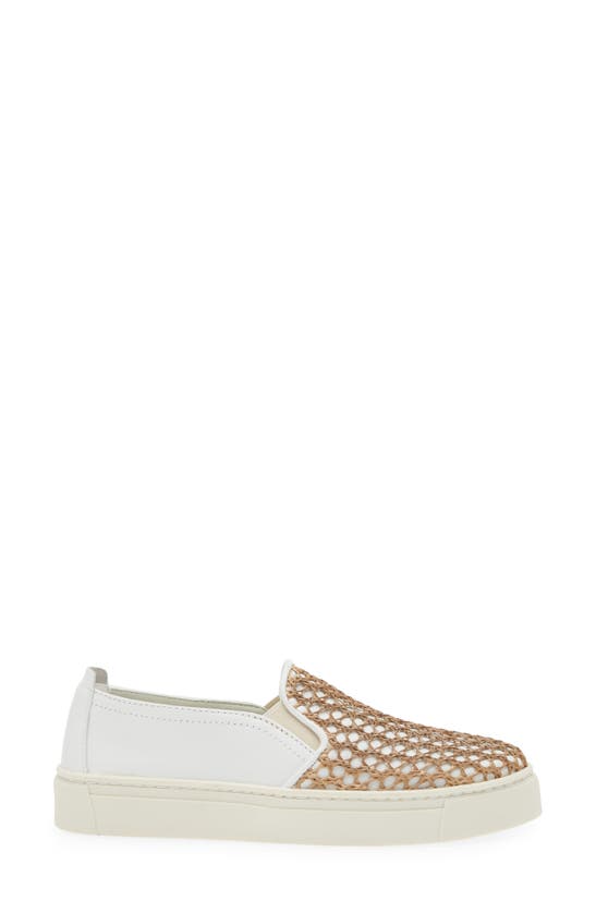 The Flexx Charlie Too Slip-on Sneaker In White Cuoio