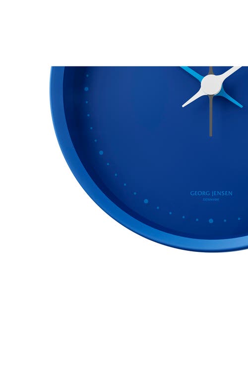 Georg Jensen Koppel Wall Clock In Blue