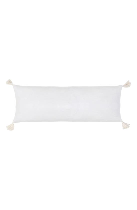 Pom Pom At Home Bianca Accent Pillow In White