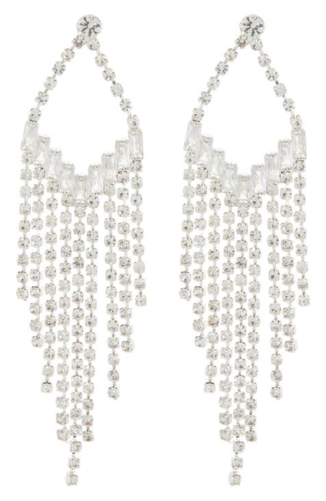 Crystal Fringe Earrings