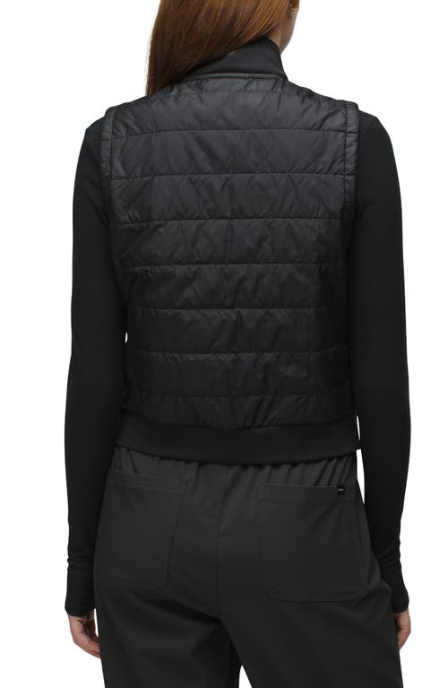 Prana Ice Flow Insulated Vest In Black
