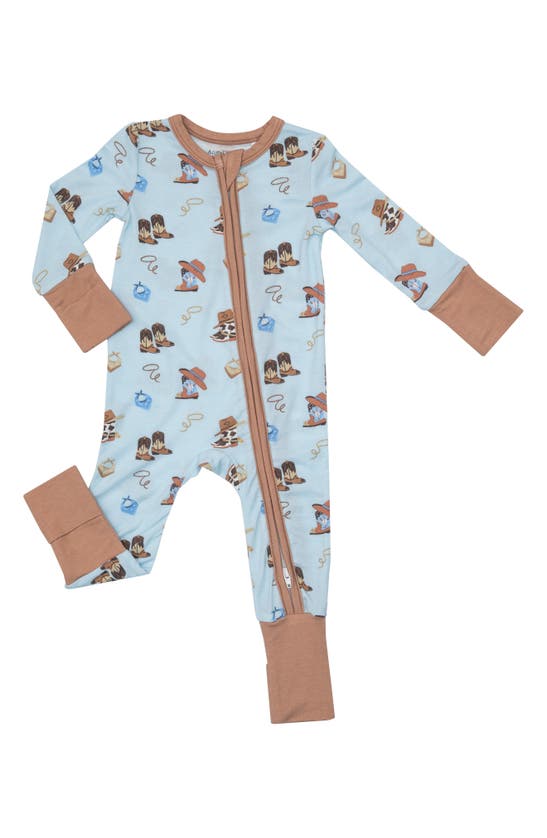 ANGEL DEAR COWBOY BOOTS CONVERTIBLE FITTED FOOTIE PAJAMAS