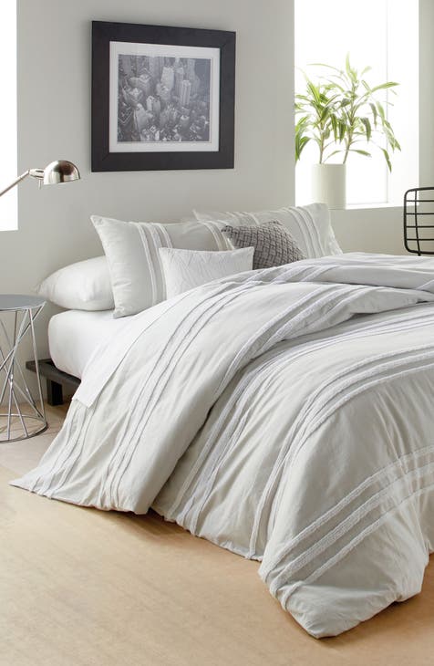 Chenille Stripe Comforter & Shams Set