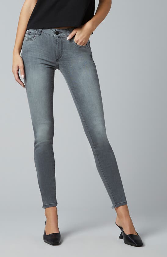 Shop Dl1961 Emma Low Rise Skinny Jeans In Overcast